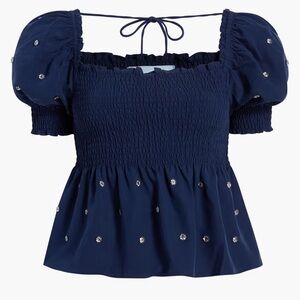 New NWT HILL HOUSE HOME The Jewel Jammie Top